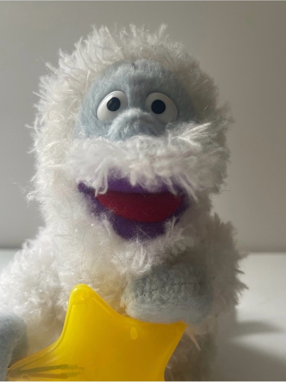 Animated vintage Abominable Snowman Plush
